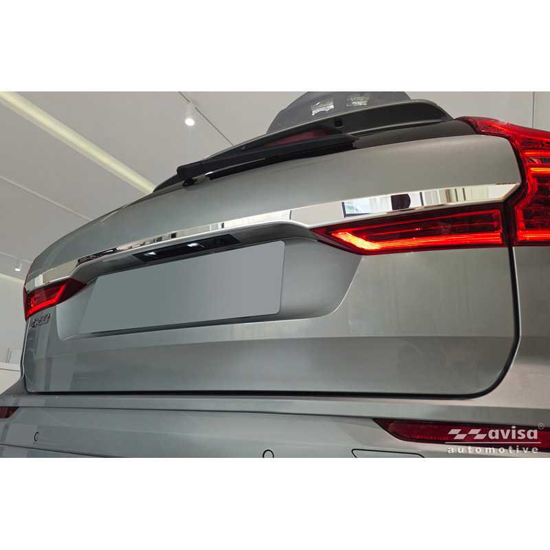 Avisa Chrome Stainless Steel Trunk Tailgate Trim Cover  Volvo XC60 II 2017-2021 & Facelift 2021-