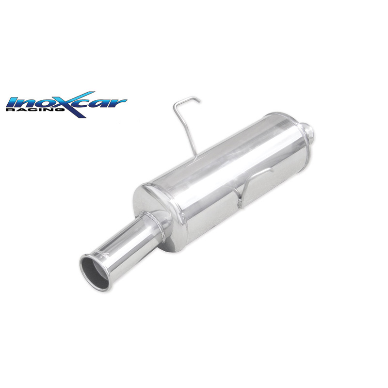 100% Inox Sport Exhaust  Peugeot 106 1.6 16v Rallye/GTI/1.6 16v 1996-2000 1x76mm Retro Style