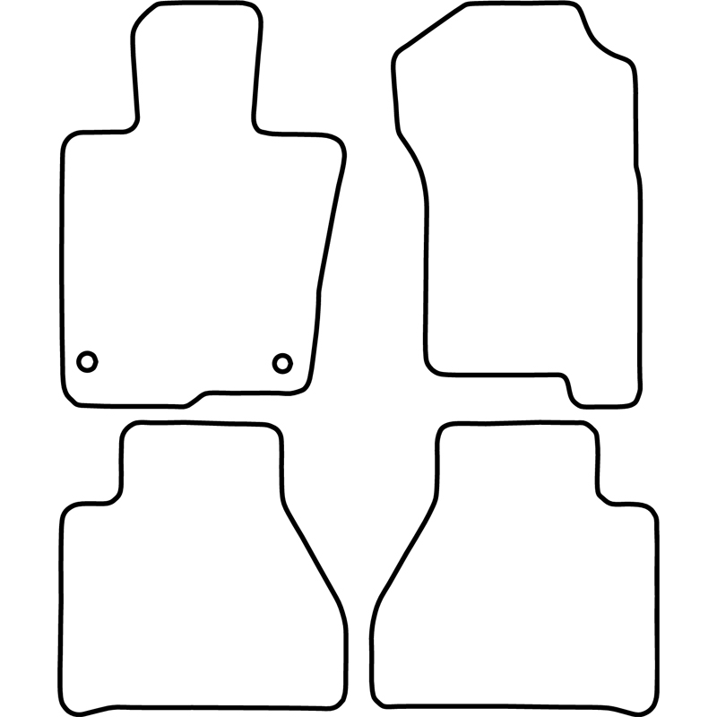Set car mats  Mercedes X-Class (W470) 2021-