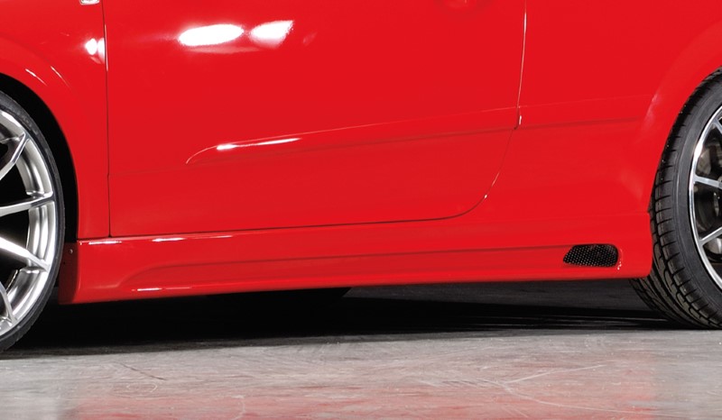 Sideskirts Opel Astra H GTC Rieger with uitsnede