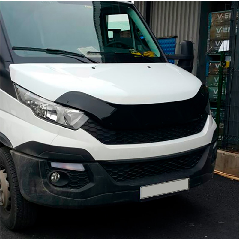 Bonnet Protector  Iveco Daily 3rd Gen. 2014- - Gloss black