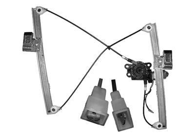raammechanisme, incl motor, voorportier, links Audi A4, 1994-200