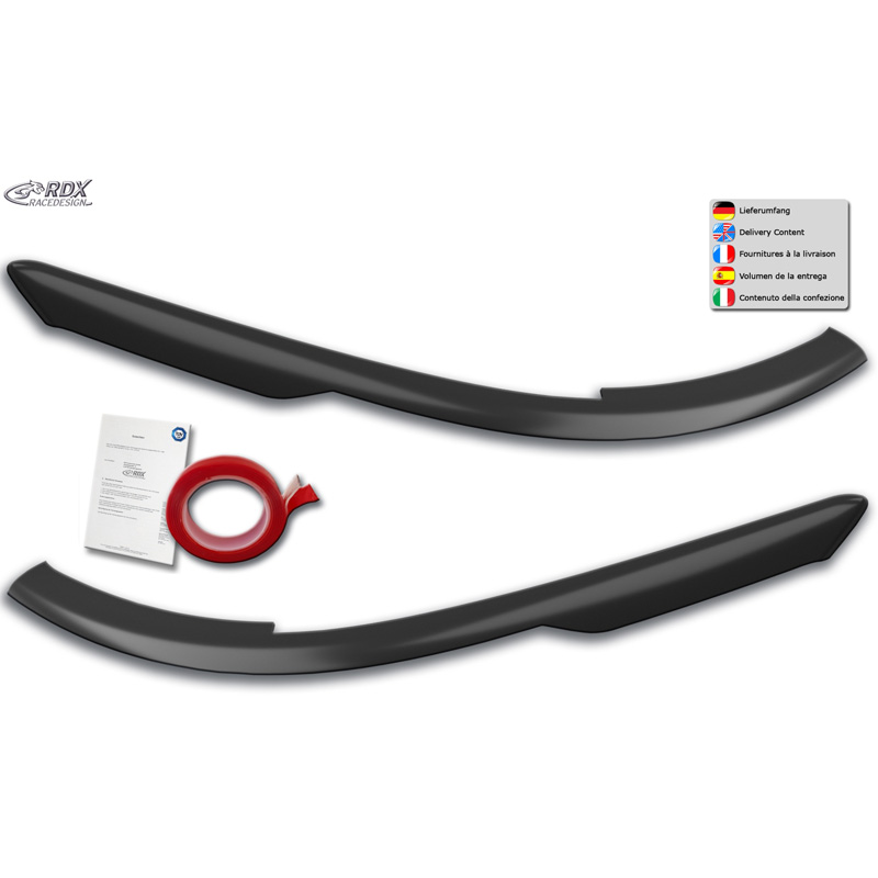 Head light spoilers  Volkswagen Golf VIII (CD) 2020- (ABS)