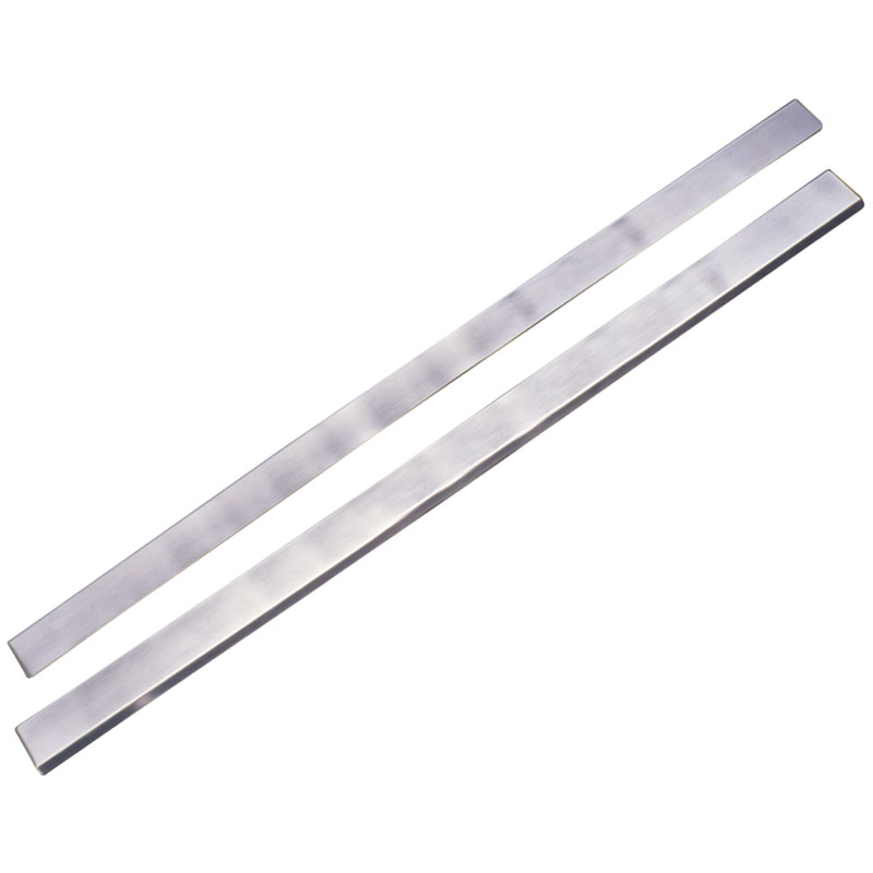 Inox door sill protectors  Opel Corsa B 5-doors 1993-2000 - brushed - 4-pieces