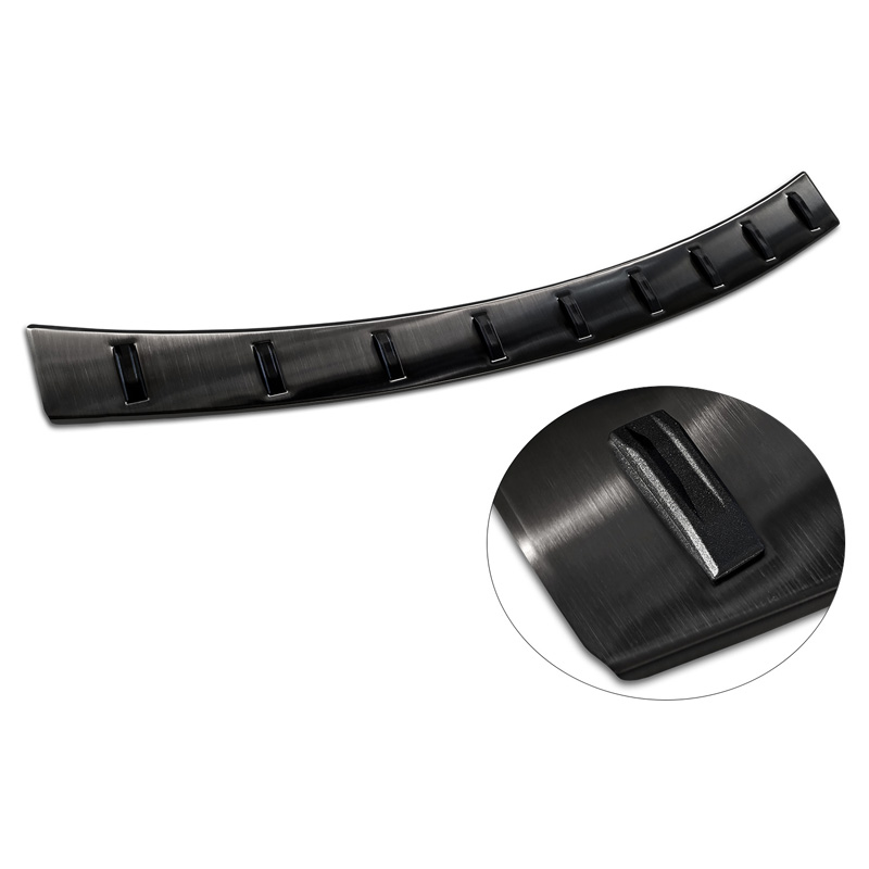 Black Stainless Steel Rear bumper protector  Mazda 6 III (GJ) Combi 2012- 'STRONG EDITION'