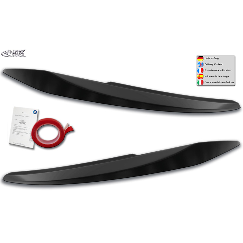 Head light spoilers  Volkswagen Touran (5T) 2015- (Halogen) (ABS)