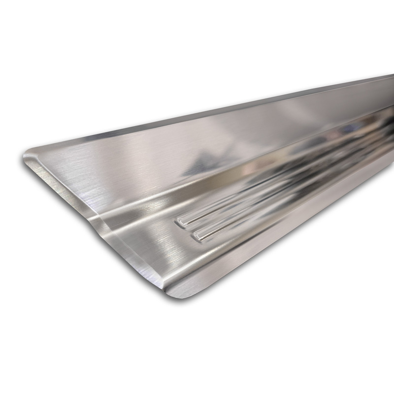 Avisa Inox door sill protectors  Suzuki Swift VI 2024- 'Lines' - 4-pieces