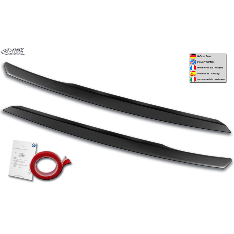 Head light spoilers  Seat Ateca & Cupra Ateca 2016-2021 (ABS)