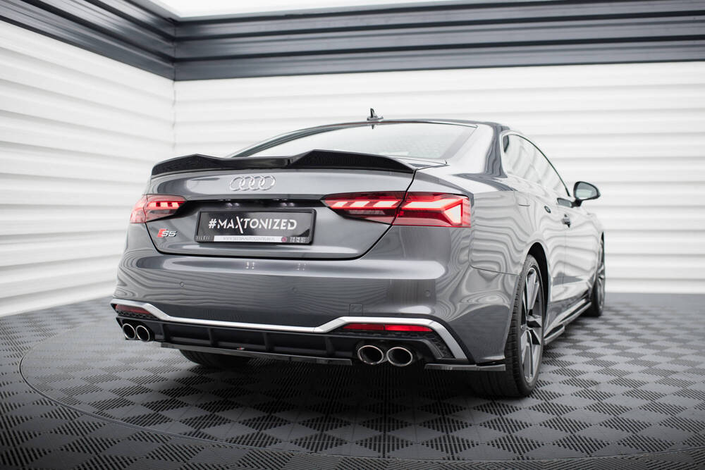 Bodykit passend voor Audi S5 A5 S-Line F5 Facelift Maxton Glanzend zwart