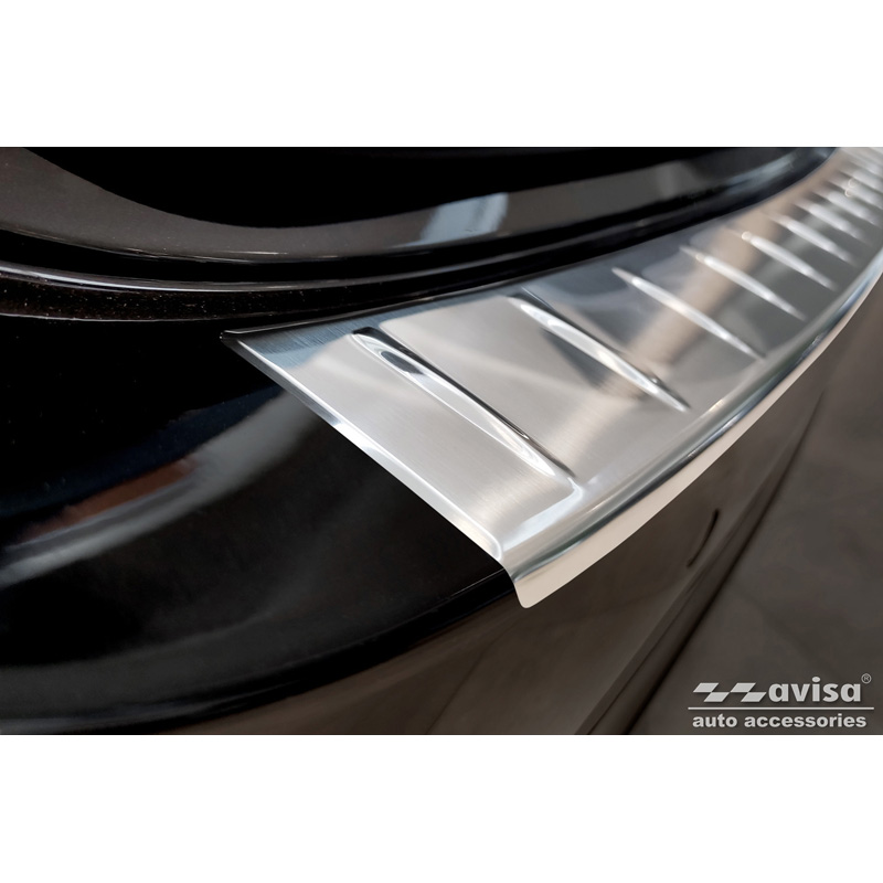 Stainless Steel Rear bumper protector  Mercedes E-Class W214 Sedan 2023- 'Ribs'