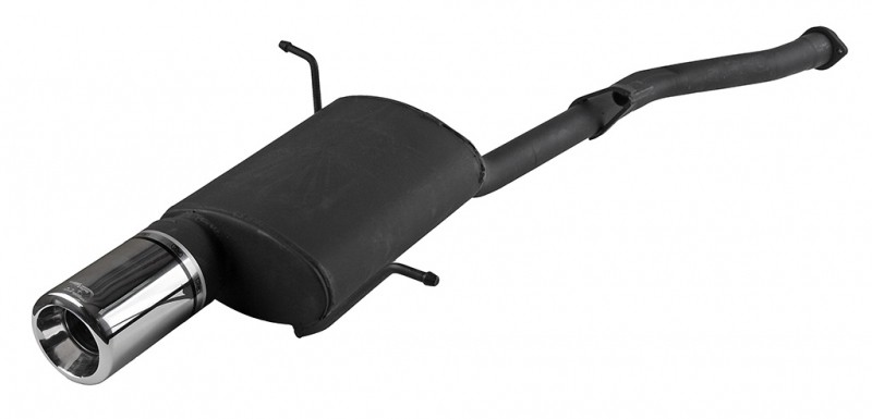 muffler BMW 3-serie compact e36  1994-2000 RVS eindstuk 100mm ro