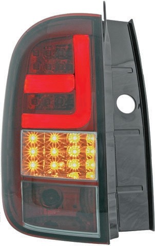 Tail Lights Dacia Duster Tube LED 11- Red/Smoke