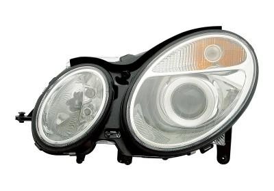 koplamp, Hella, H7+H7, rechts Mercedes E klasse, W211, 2002-2006