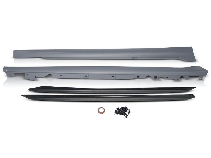 Zijskirts passend voor BMW 3 Serie G20 Performance Look Mat Zwart