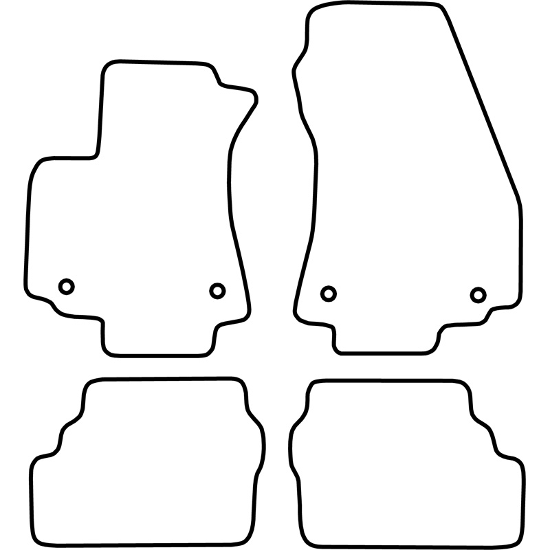 Set car mats  Opel Zafira A 1999-2004