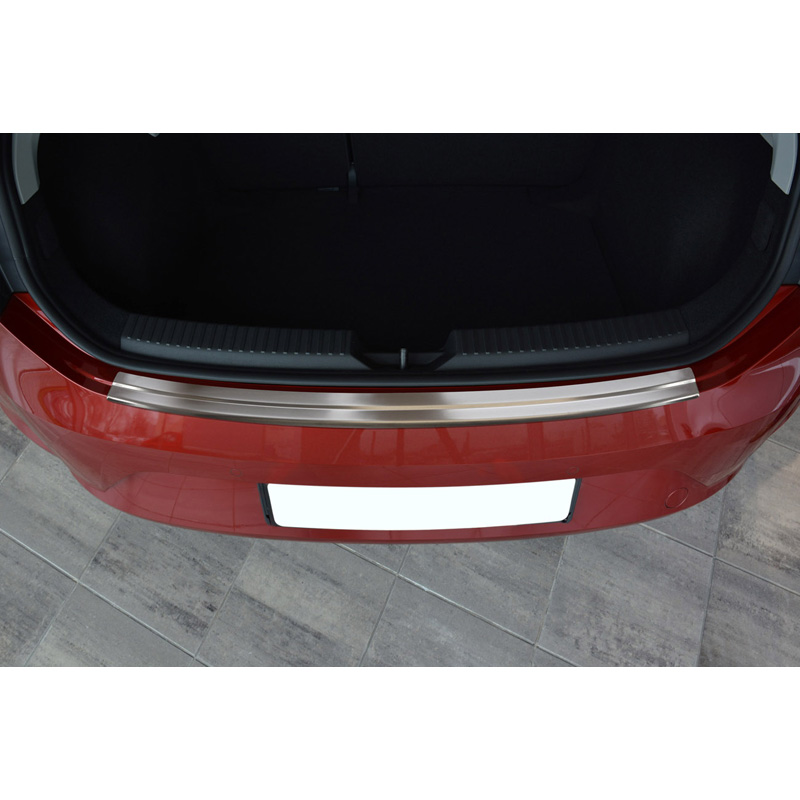 Stainless Steel Rear bumper protector  Seat Leon 5F 5 doors 2013-2020 'Ribs'