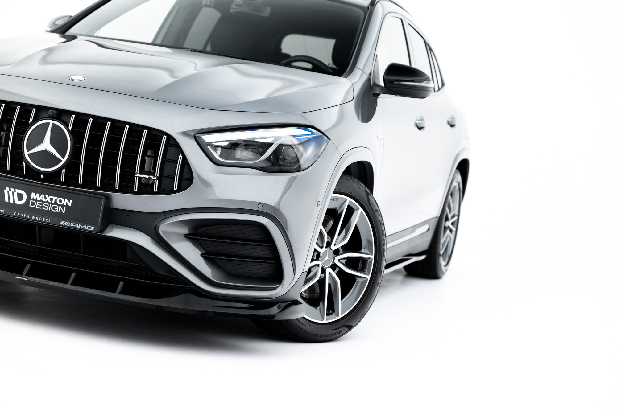 Voorspoiler passend voor Mercedes-AMG GLA 35 H247 Facelift V.2
