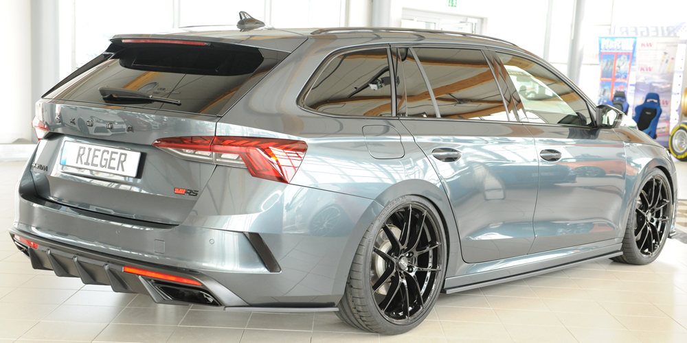 Zijskirts passend voor Skoda Octavia RS (NX) Rieger