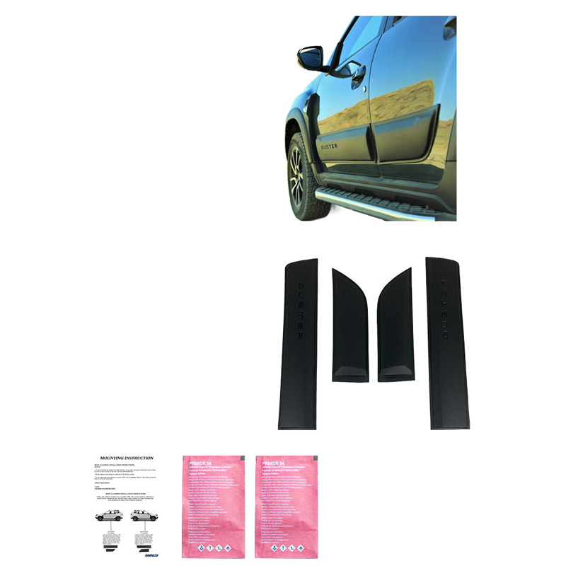 Body Cladding  Dacia Duster II 2018-2024 - Matt black