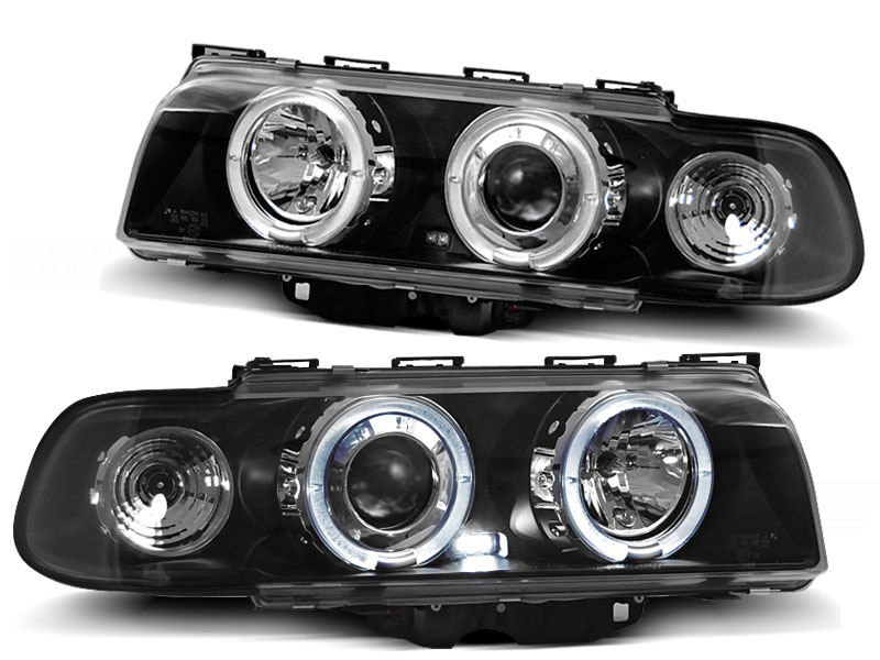 Headlights BMW 7-Serie E38 95-98 Black