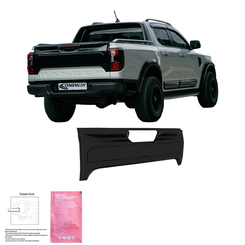 Tailgate Cover  Ford Ranger T9 2022- - Matt black