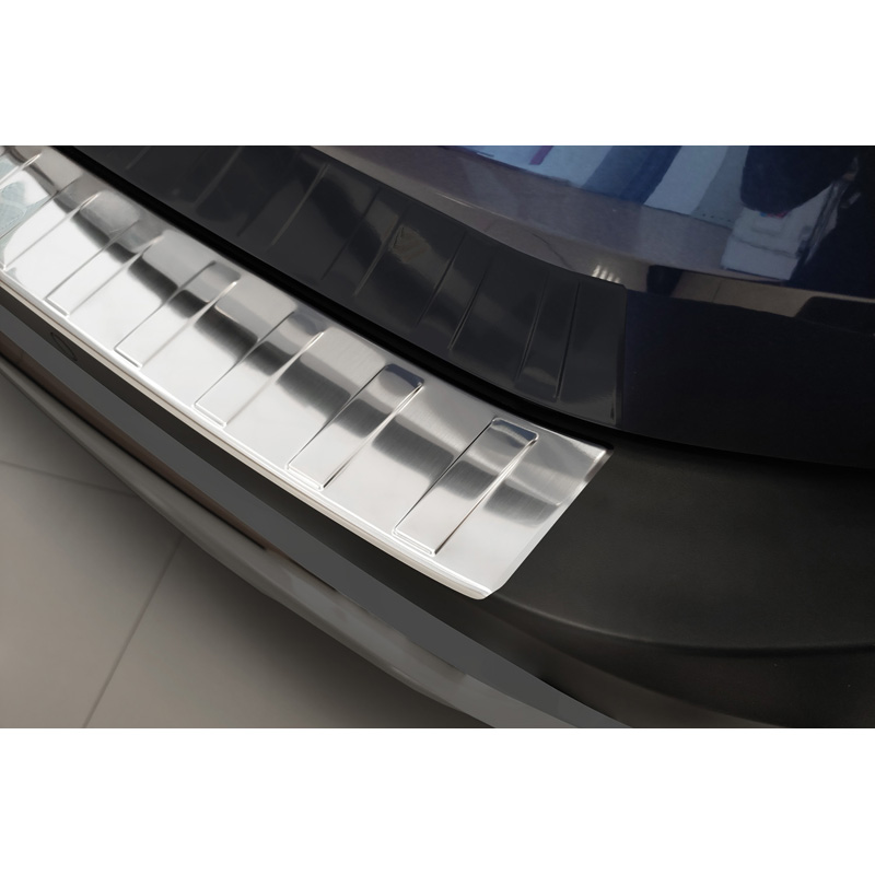 Stainless Steel Rear bumper protector  Nissan X-Trail IV (T33) 2021- 'Ribs'