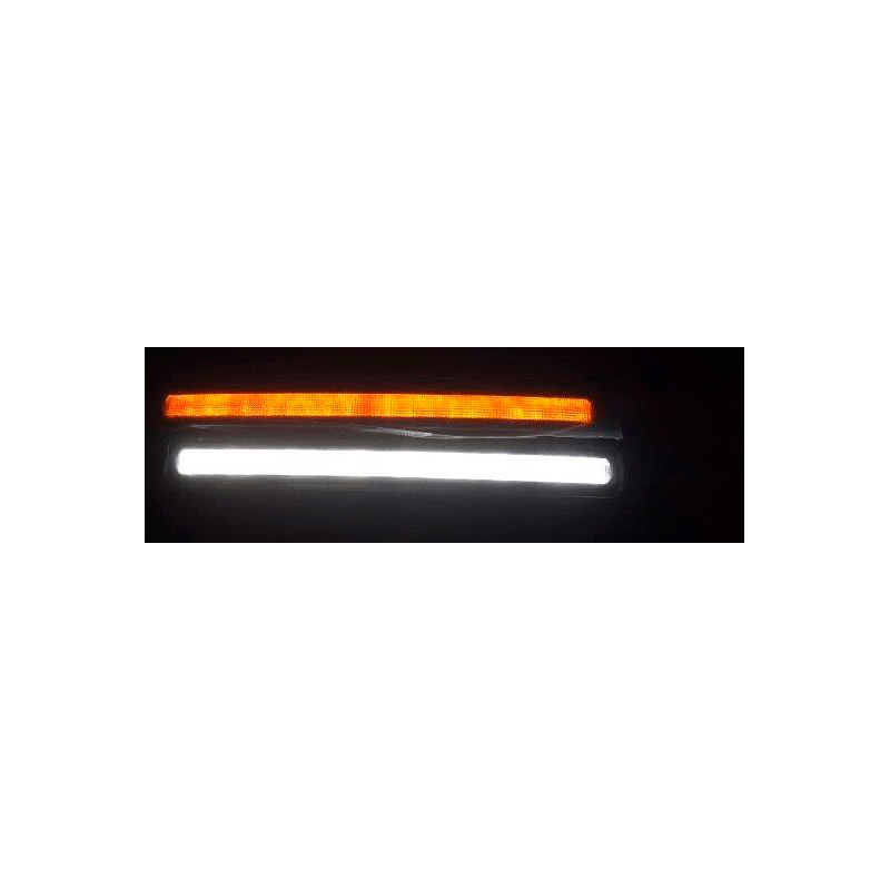 Set Universal Daytime Running Lights (DRL) + Indicators - 2in1 'DayLightGuide'- 165x18,5x36,5mm - incl. E-Mark