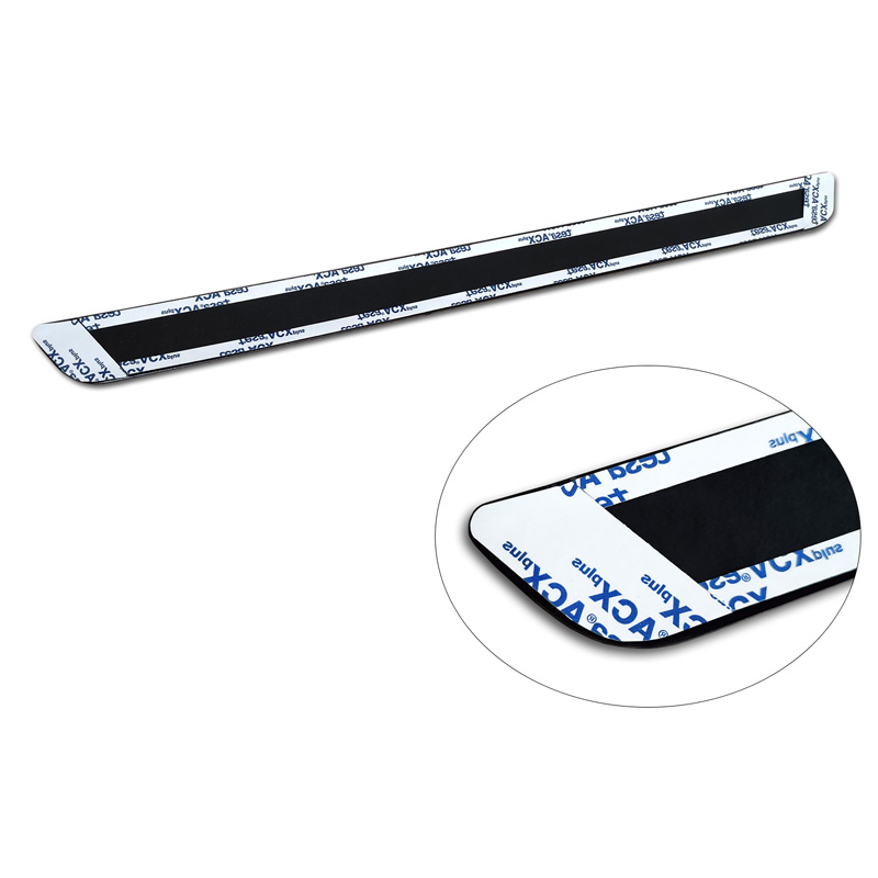 Aluminium door sill protectors 'Riffled Plate'  Kia Sportage (NQ5) 2021- - 2-pieces - Black