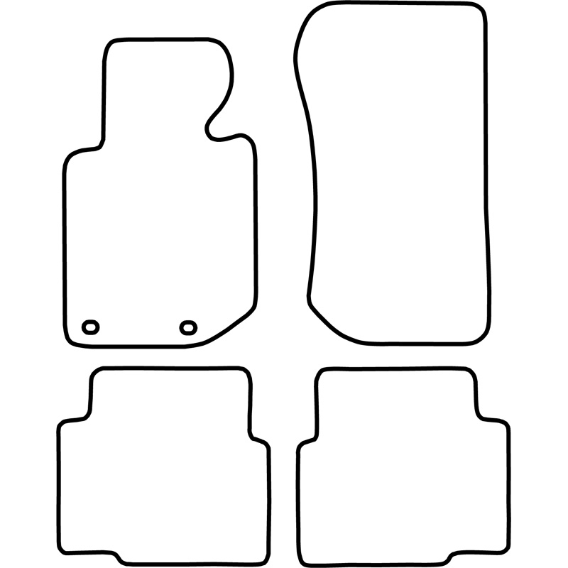 Set car mats  BMW 3-Series (E36) coupe/compact 1993-2001