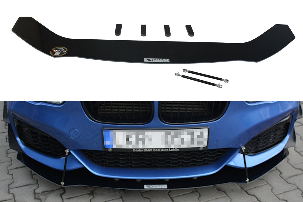 Voorspoiler Diffuser passend voor BMW 1-Serie F20/F21 Facelift M-Power V1
