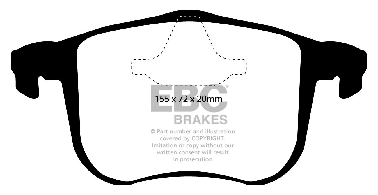 EBC Brakes VAUXHALL (OPEL) Vectra 3.0 TD 2004-2008 Remblokken vo