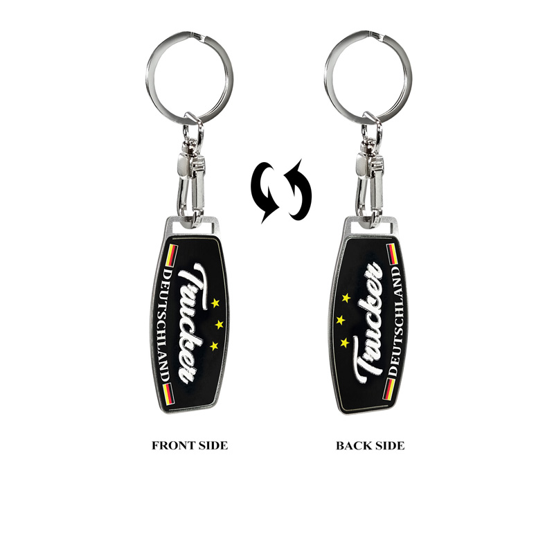 Stainless steel key chain - Trucker/Deutschland