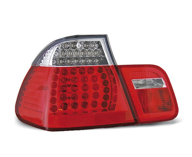 BMW E46 Sedan '98-'01 LED Facelift Taillights Red/White