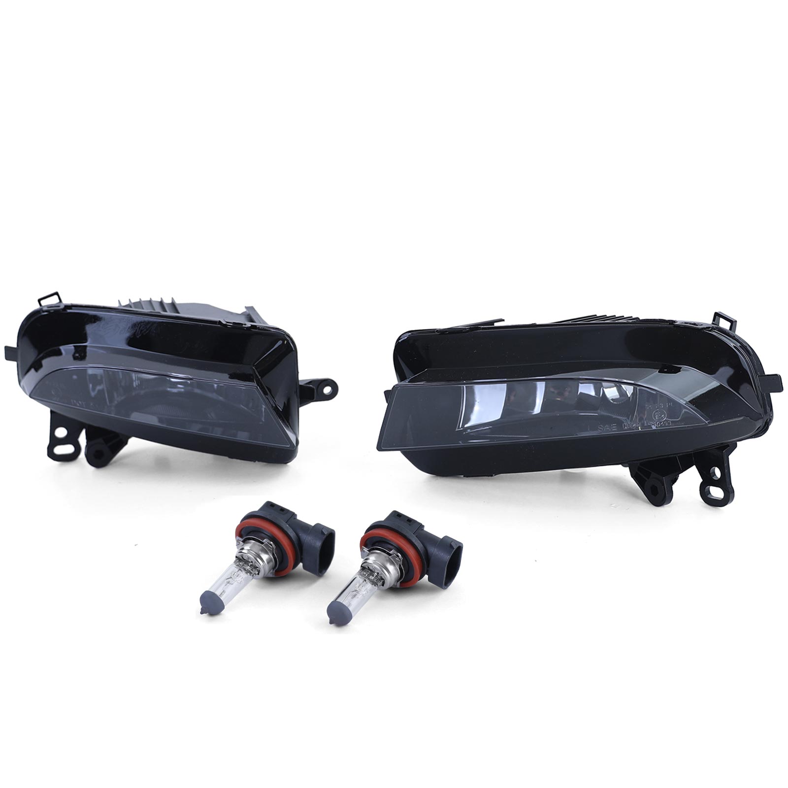 Fog Lights Black Smoke Pair fits for Audi A5 8T 8F 11-17 not S-Line