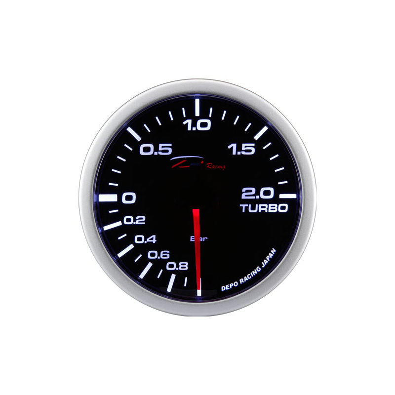 Depo Racing WA-Series Instrument/Gauge - Boost +2,0>1 bar - 52mm