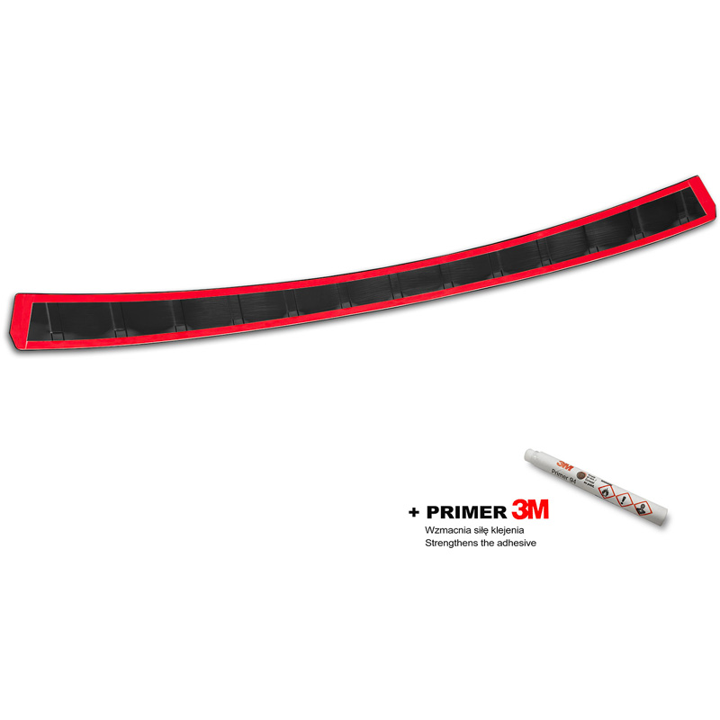 Avisa Matt Black Stainless Steel Rear bumper protector  Dacia Bigster 2024- 'Ribs'
