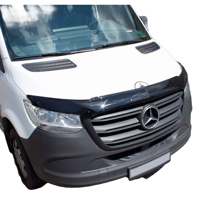 Bonnet Protector  Mercedes Sprinter W907 2018- - Gloss black