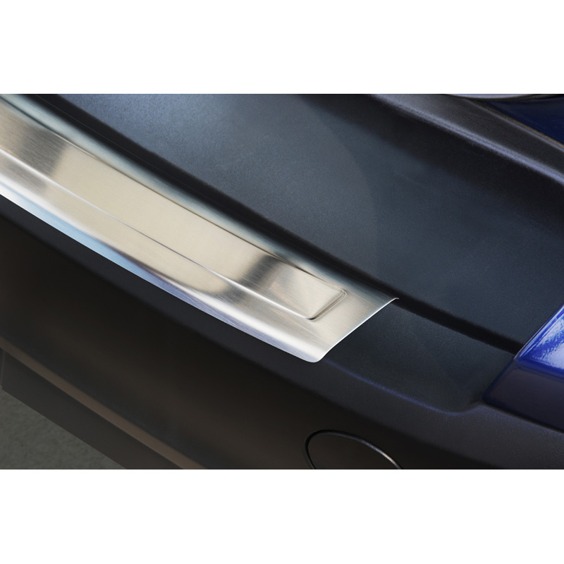 Stainless Steel Rear bumper protector  Ford Focus III Wagon 2011- 'Ribs'
