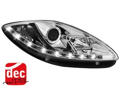 Headlights Seat Leon/ Altea / Altea XL 09- Devil Eyes Dlite LED