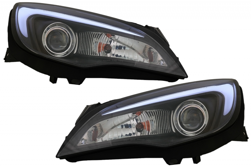 Headlights Opel Astra J LED Daytime Running Lights