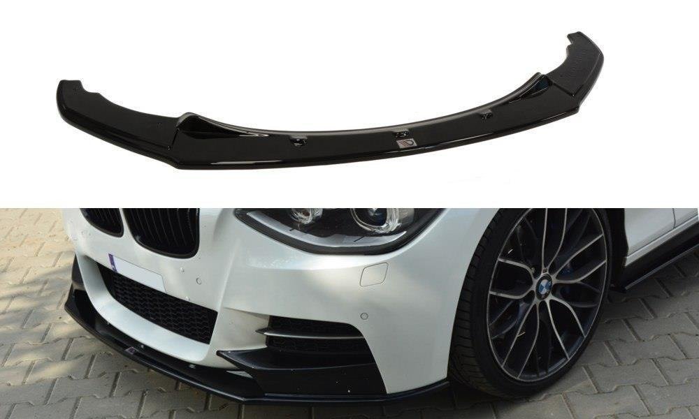 Voorspoiler passend voor BMW 1-Serie F20/F21 11-15 M-Power Gloss Black