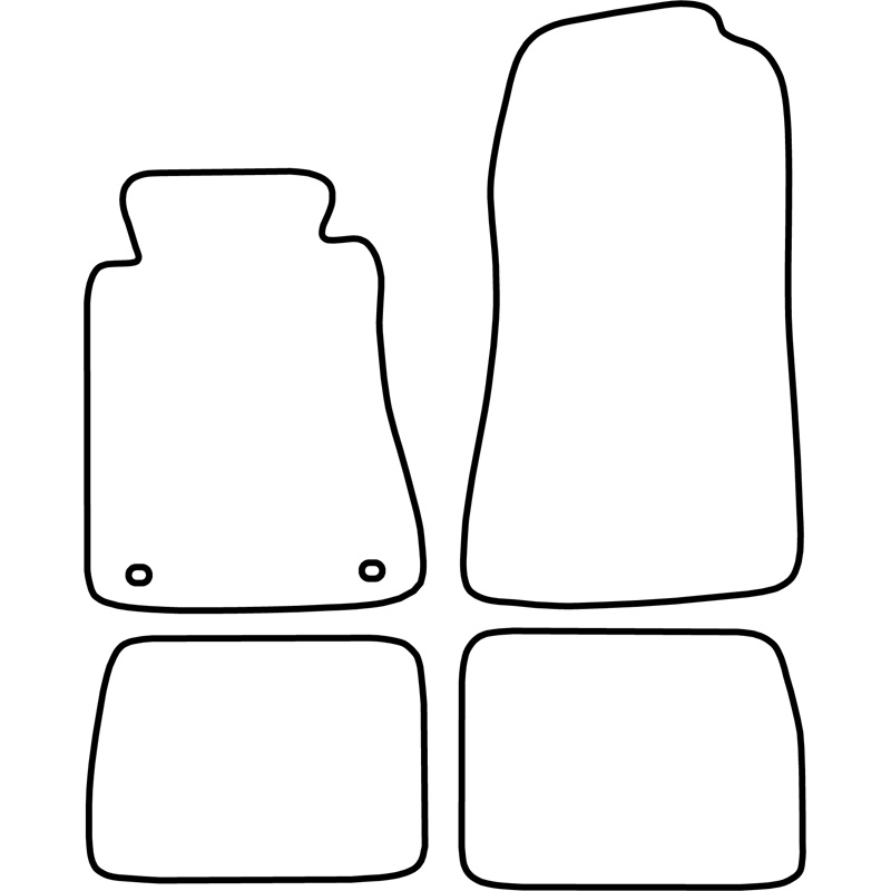 Set car mats  Mercedes 190 W201 1982-1993