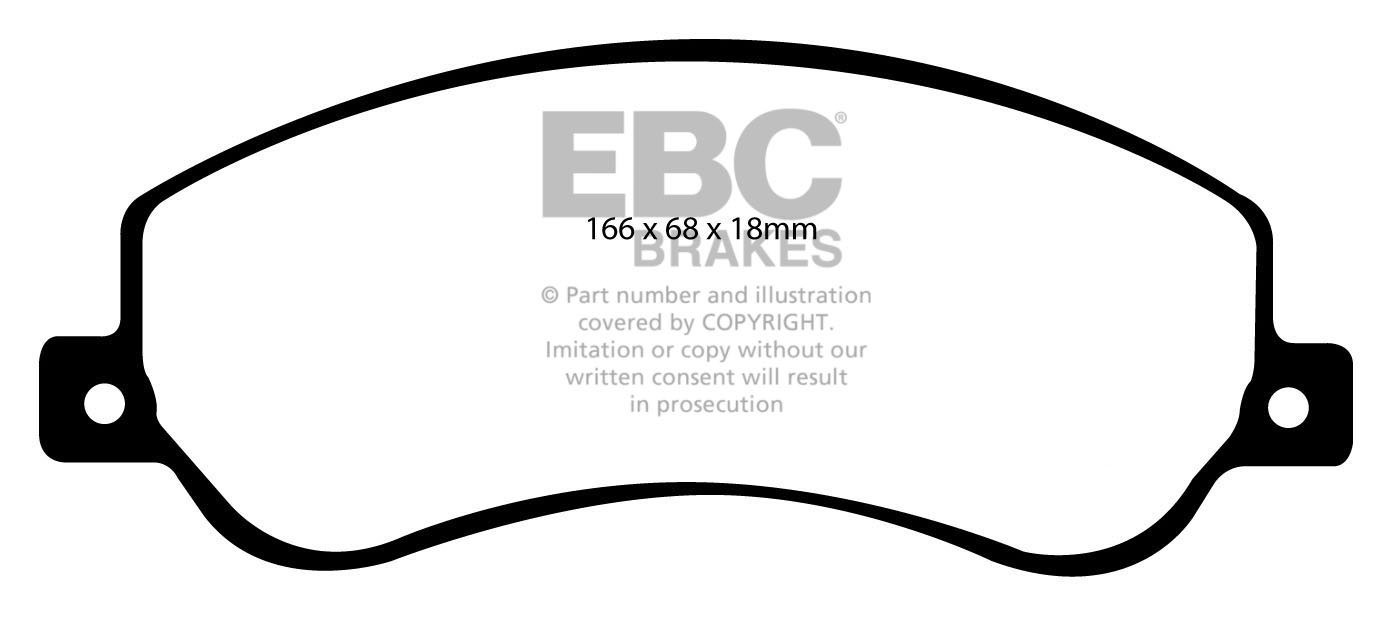 EBC Brakes FORD BEDRIJFSWAGEN Transit 330 RWD 2006-.. Remblokken