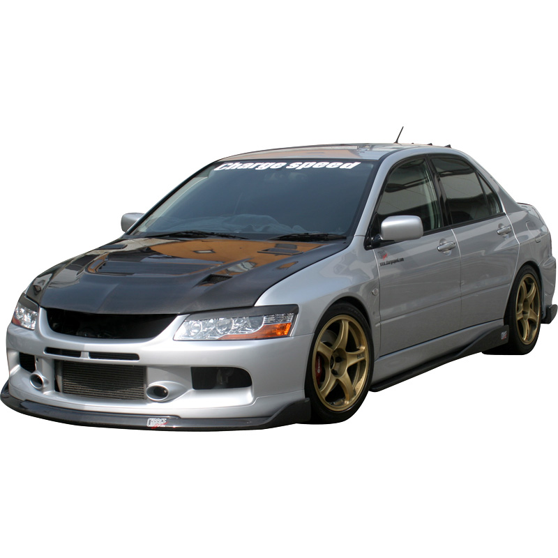 Chargespeed Front Spoiler  Mitsubishi Lancer Evo 9 CT9A BottomLine (FRP)