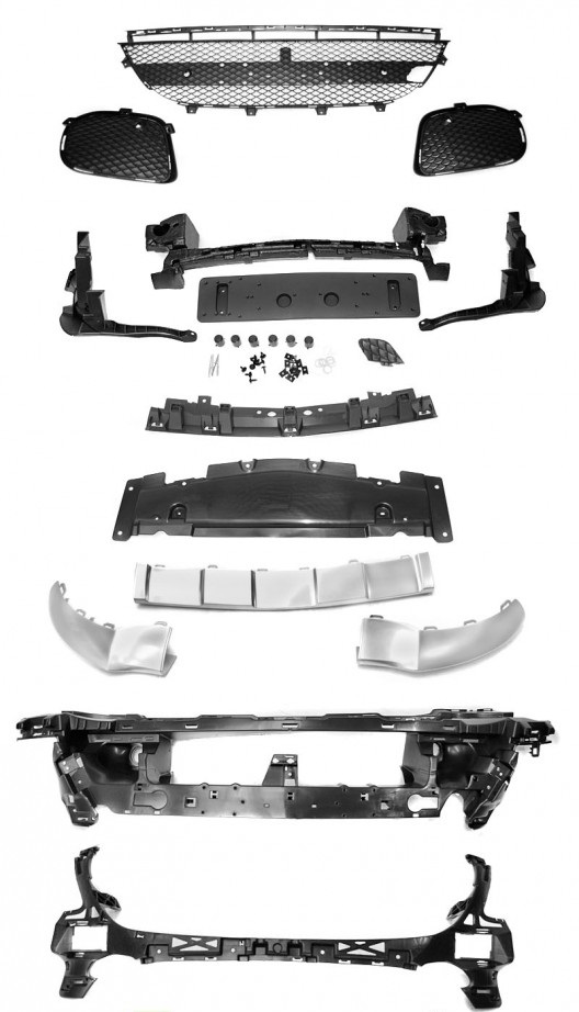 Voorbumper passend voor Mercedes GLE W166 (2015-..) GLE63 Look