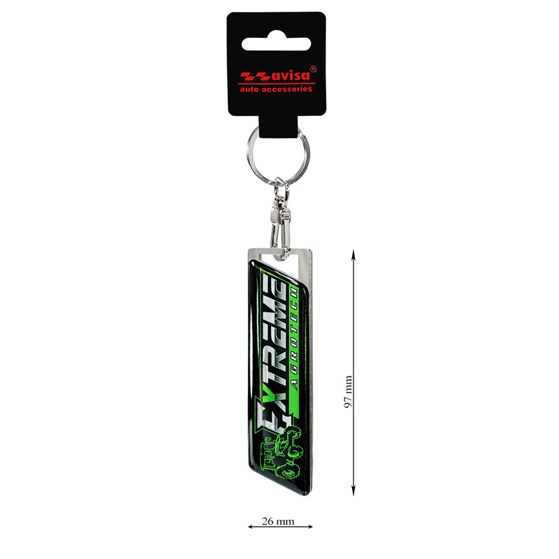 Stainless steel key chain - Extreme Agrotech 3D