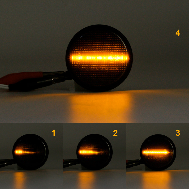 Set LED Side Indicators  Mazda MX-5 (Miata) NA/NB/NC 1989-2015 - Smoke - incl. Dynamic Running Light
