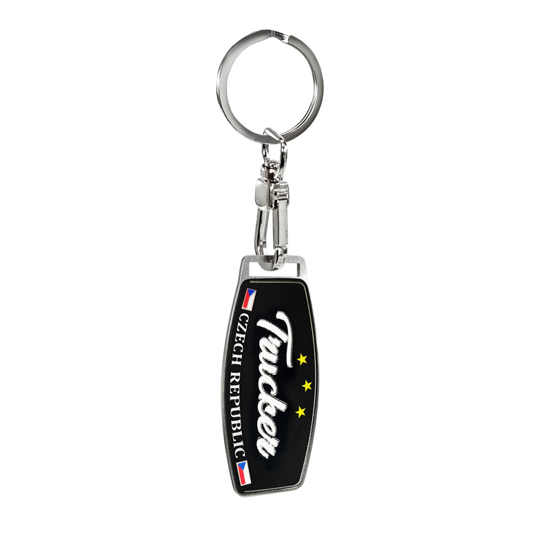 Stainless steel key chain - Trucker/Czech Republic