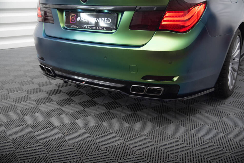 Diffuser passend voor BMW 7 Serie F01 Maxton Glans Zwart