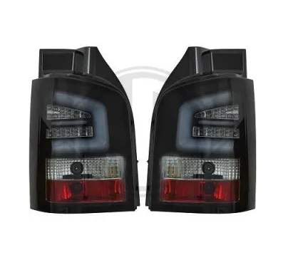 Tail Lights VW Bus T5 with Tube and LED Clear/Smoke/Black